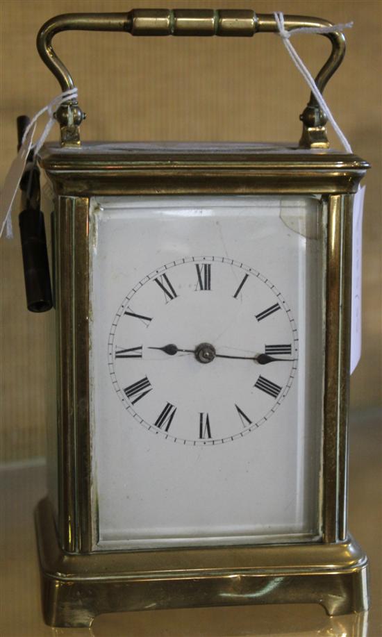 Brass carriage timepiece